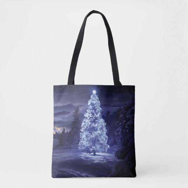 Tote Bag Arbre de Noël (Devant)