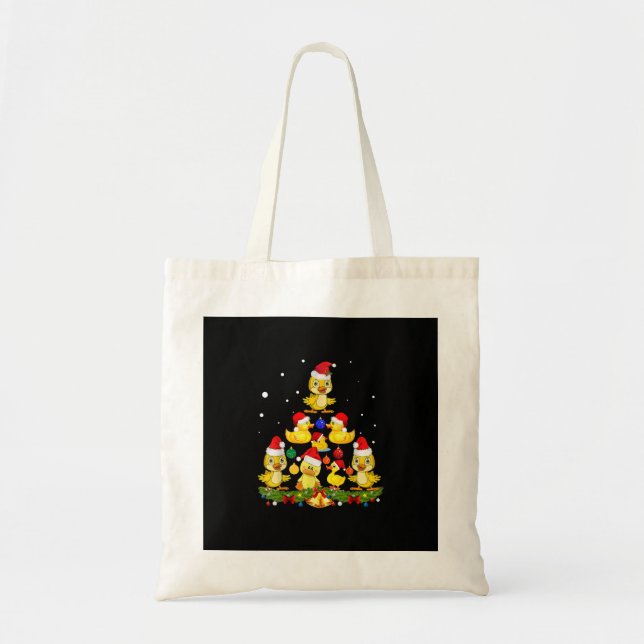 Tote Bag Arbre de Noël (Devant)