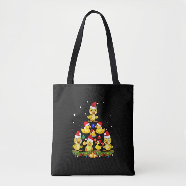 Tote Bag Arbre de Noël (Devant)