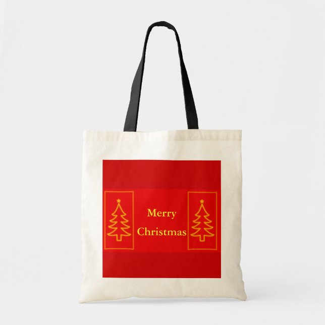 Tote Bag Arbre de Noël (Devant)