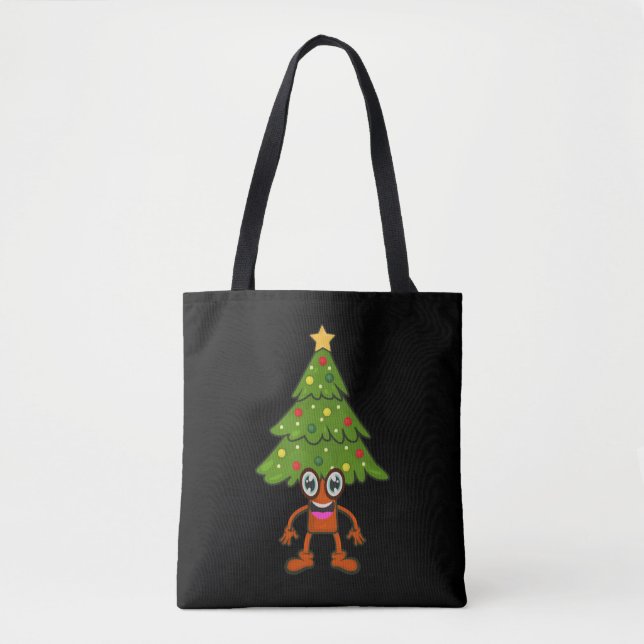 Tote Bag Arbre de Noël (Devant)