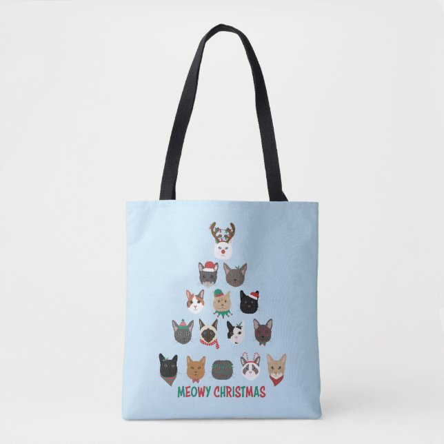 Tote Bag Arbre de Noël (Devant)