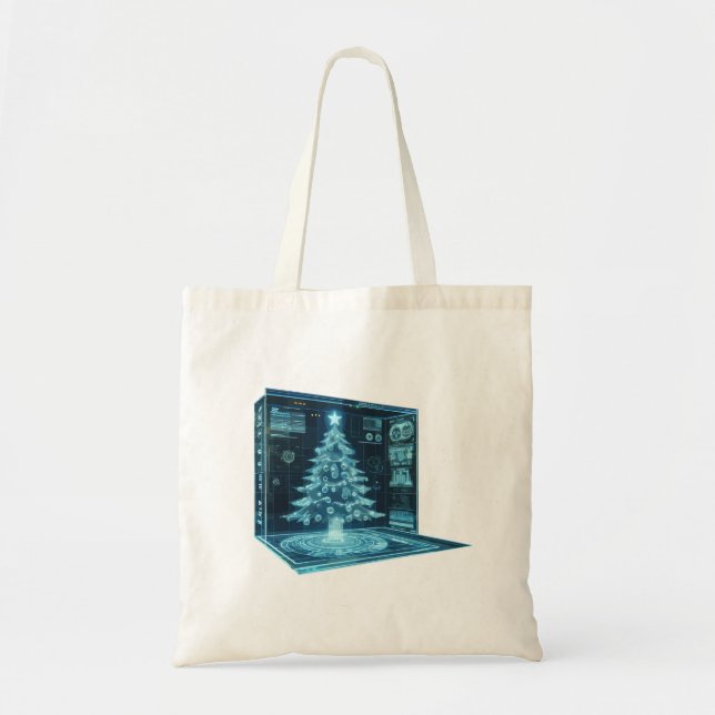 Tote Bag Arbre de Noël artificiel (Devant)