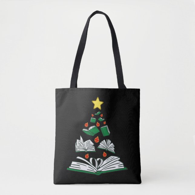 Tote Bag Arbre de Noël de la réservation III (Devant)