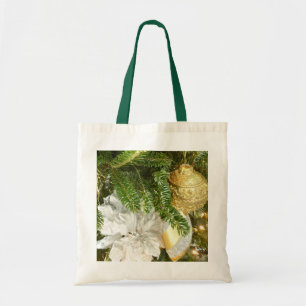 Tote Bag Arbre de Noël I Argent et Or