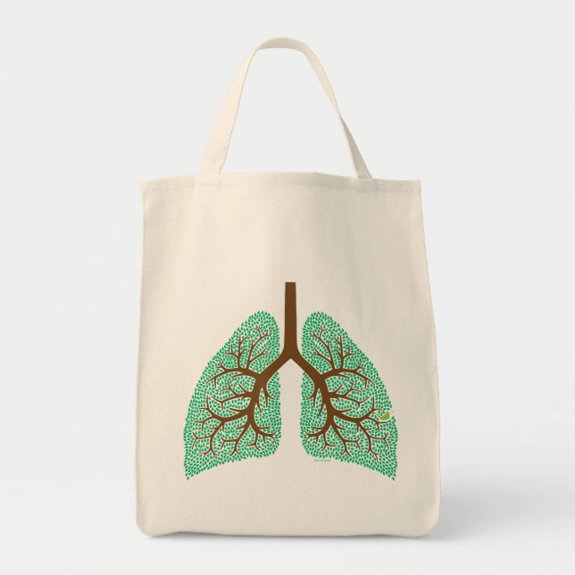 Tote Bag Arbre de poumon (Devant)