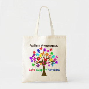 Tote Bag Arbre de sensibilisation sur l'autisme