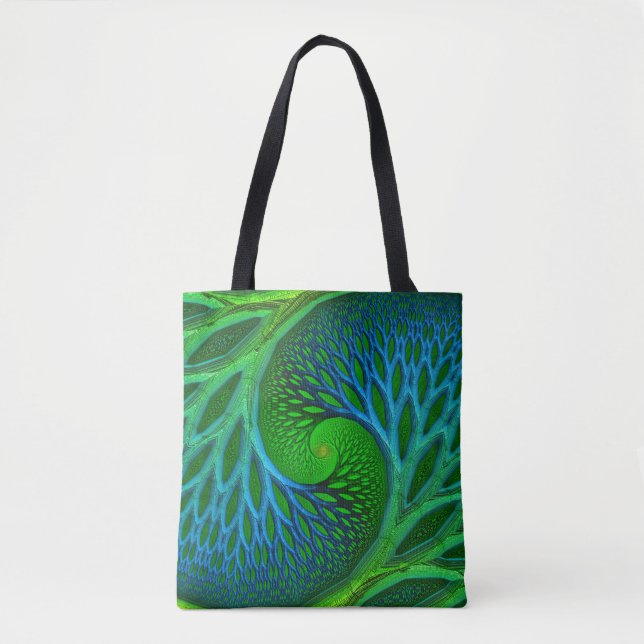 Tote Bag Arbre De Vie Spirale (Devant)