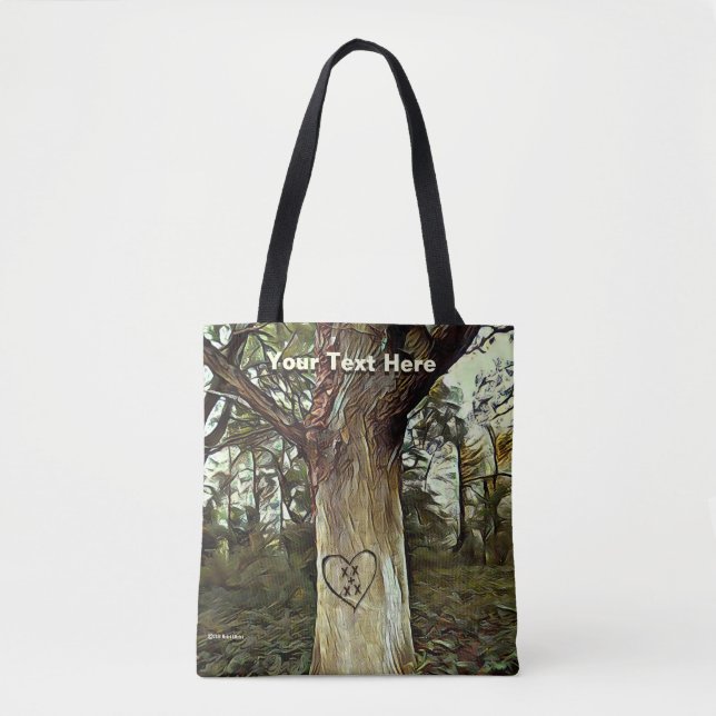 Tote Bag Arbre des amoureux (Devant)