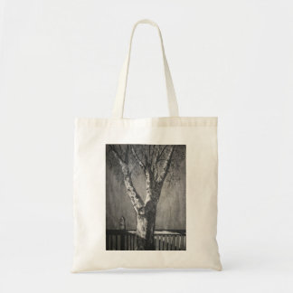 Tote Bag Arbre d'hiver - charbon de bois