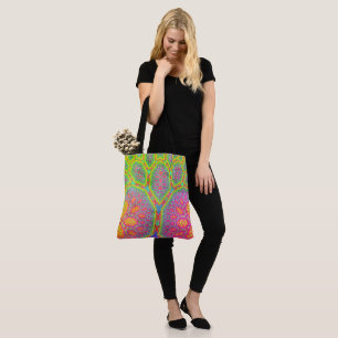 Tote Bag Arbre fractal mathématique géométrique funky groov
