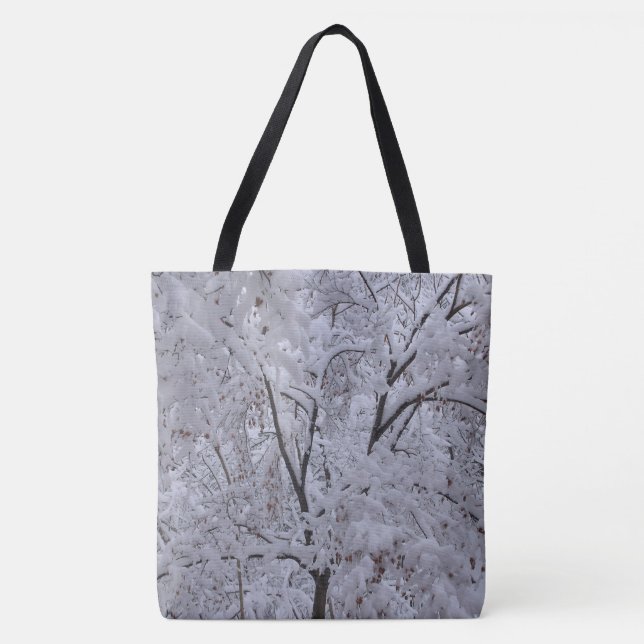 Tote Bag Arbres à neige (Devant)