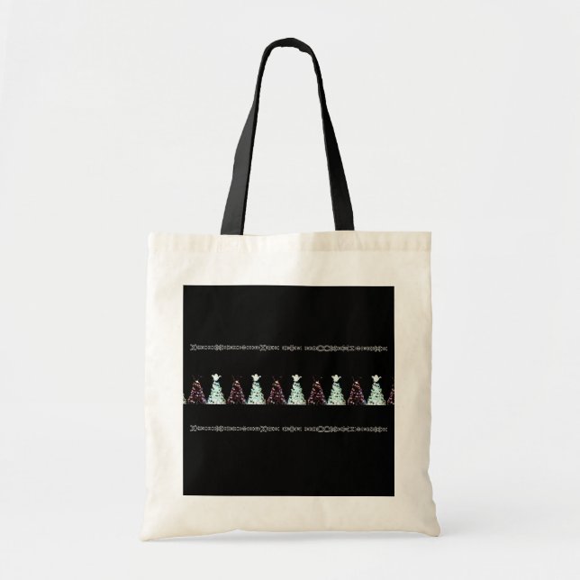 Tote Bag Arbres de Noël Fourre-tout (Devant)