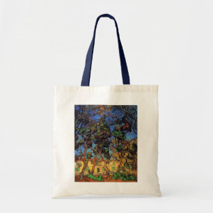 Tote Bag Arbres de Van Gogh dans le jardin de l'hôpital Sai