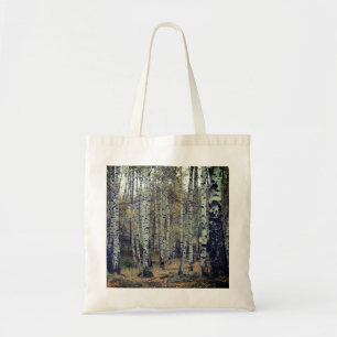 Tote Bag Arbres Forêt de Birch Autumn Photo Budget Fourre-t