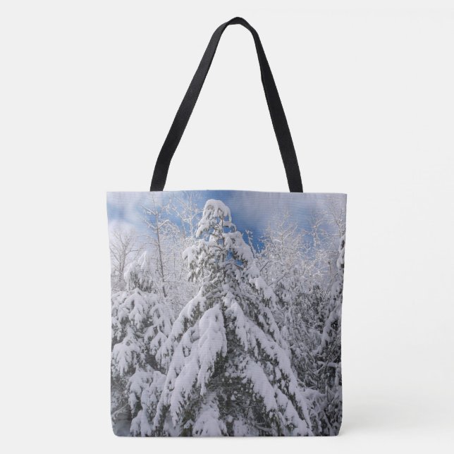 Tote Bag Arbres neigeux (Devant)