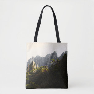 TOTE BAG ARBRES VERTS PRÈS DE LA FALAISE