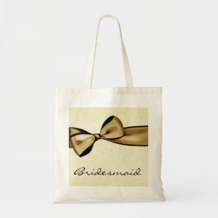 Tote Bag Arc d'or et modèle de mariage damassé