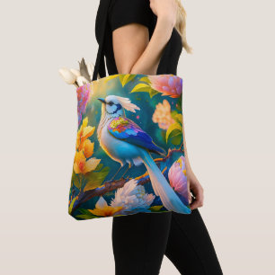 Tote Bag Arc en arc-en-ciel Jay Imaginaire Bird