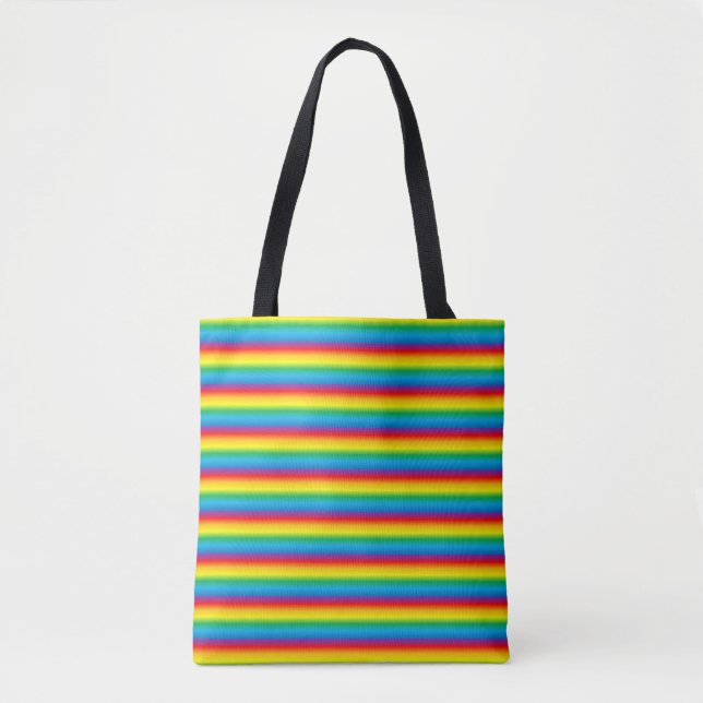 Tote Bag arc-en-ciel (Devant)
