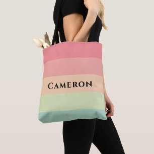 Tote Bag Arc-en-ciel à l'aquarelle élégant