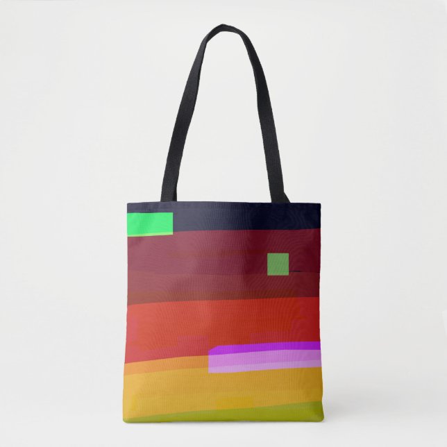 Tote Bag Arc-en-ciel Abstrait (Devant)
