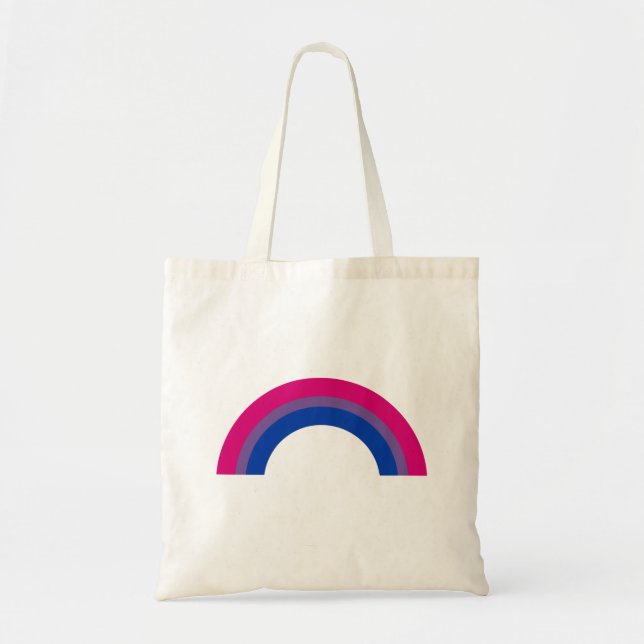 Tote Bag Arc en ciel bisexuel (Devant)