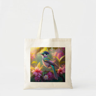 Tote Bag Arc-en-ciel bleu à ailes Imaginaire de Sunbird