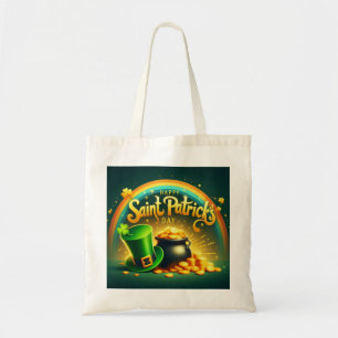 Tote Bag Arc-en-ciel coloré Saint Patrick's Day