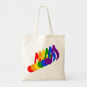 Tote Bag Arc-en-ciel de notes musicales