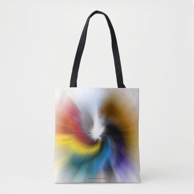Tote Bag "Arc-en-ciel de nouveau né" (Devant)