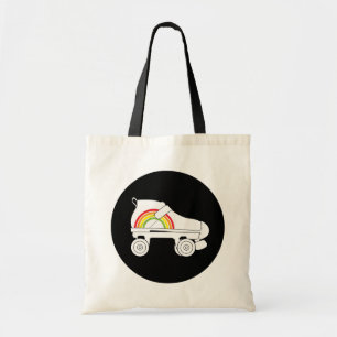Tote Bag arc-en-ciel de patin de quadruple