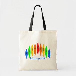 Tote Bag Arc-en-ciel des kayaks
