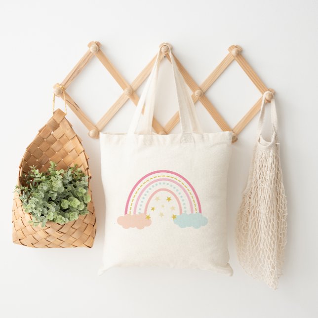 Tote Bag Arc-en-ciel et nuages (Créateur téléchargé)