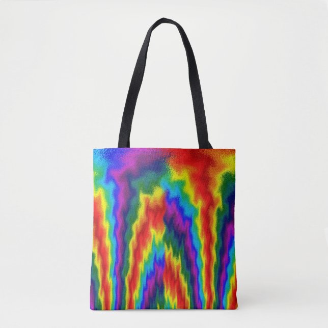 Tote Bag Arc-en-ciel flamboyant (Devant)