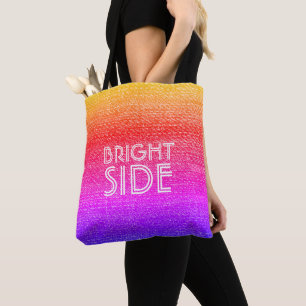 Tote Bag Arc-en-ciel lumineux rétro
