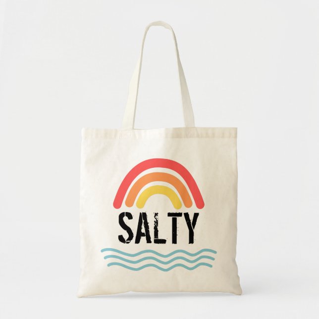 Tote Bag Arc-En-Ciel Salé Et Mer (Devant)
