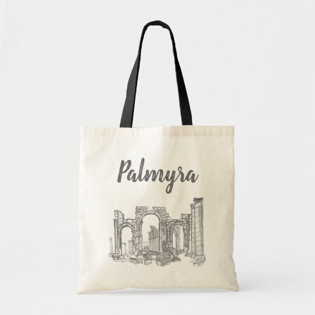 Tote Bag Arc monumental, Palmyre, Syrie (Devant)