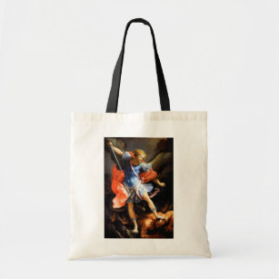 Tote Bag Archangel Michael tramples Satan, Guido Reni