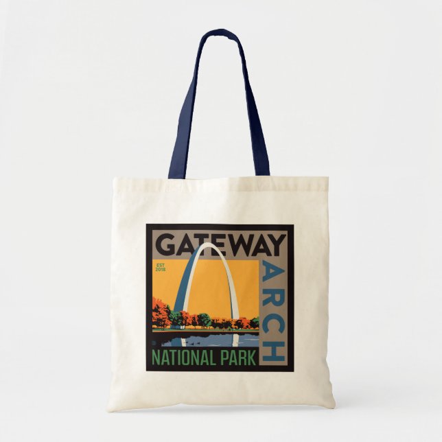 Tote Bag Arche de passerelle | St. Louis, Missouri (Devant)