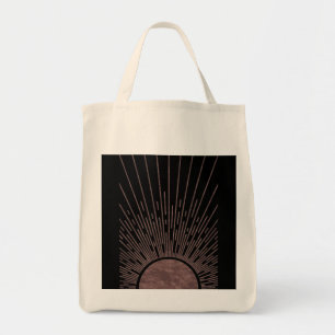 Tote Bag Arche De Phase Lune Ensemble Abstrait De Rayons So