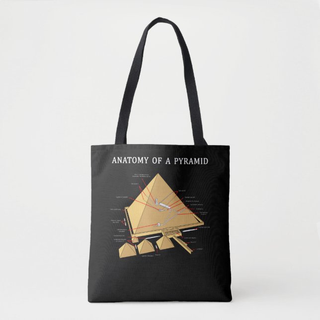 Tote Bag Archéologie de l'Ancienne Pyramide égyptienne (Devant)