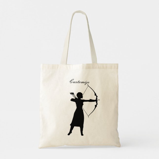 Tote Bag Archer Femme Silhouette Thunder_Cove (Dos)