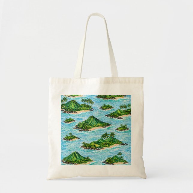 Tote Bag Archipel tropical insulaire (Devant)