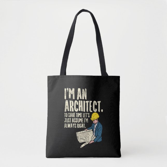 Tote Bag Architect - I'm (Devant)