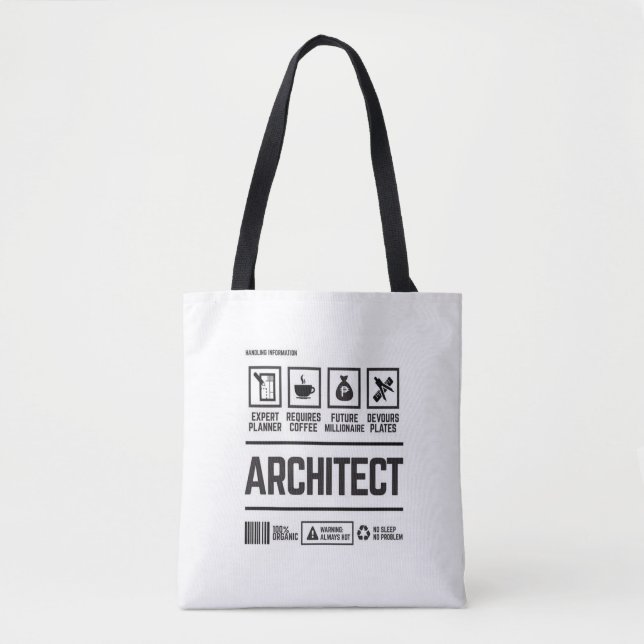 Tote Bag architecte (Devant)