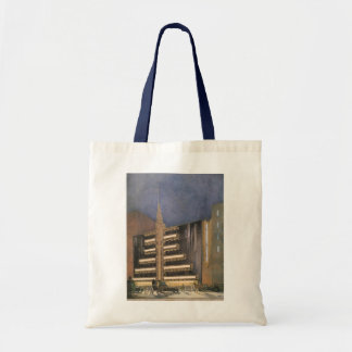 Tote Bag Architecture Art Déco vintage, Bâtiment à New York