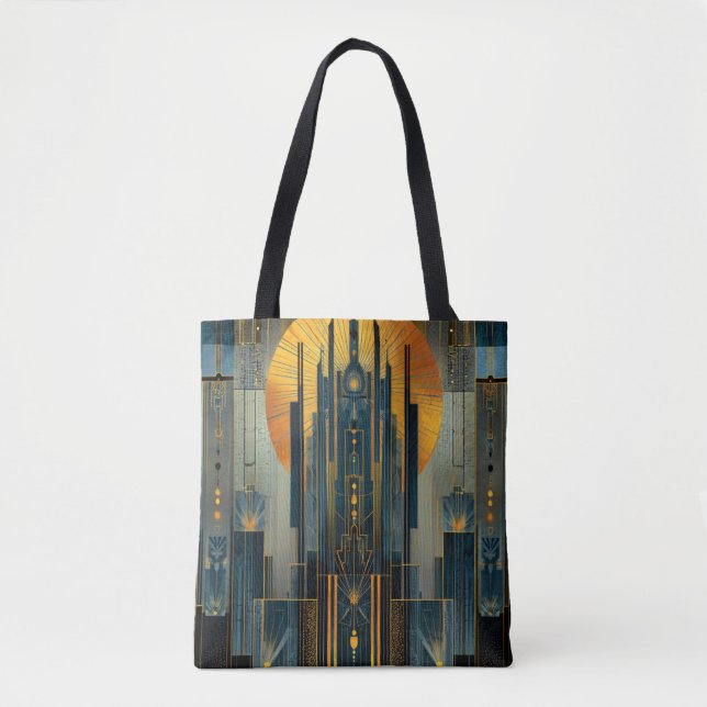 Tote Bag Architecture Déco La Nuit (Devant)