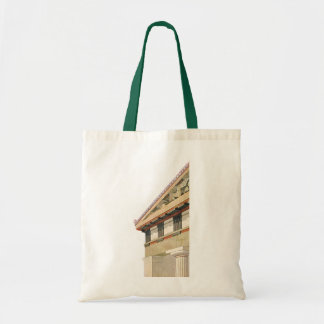 Tote Bag Architecture grecque vintage, temple d'Athéna