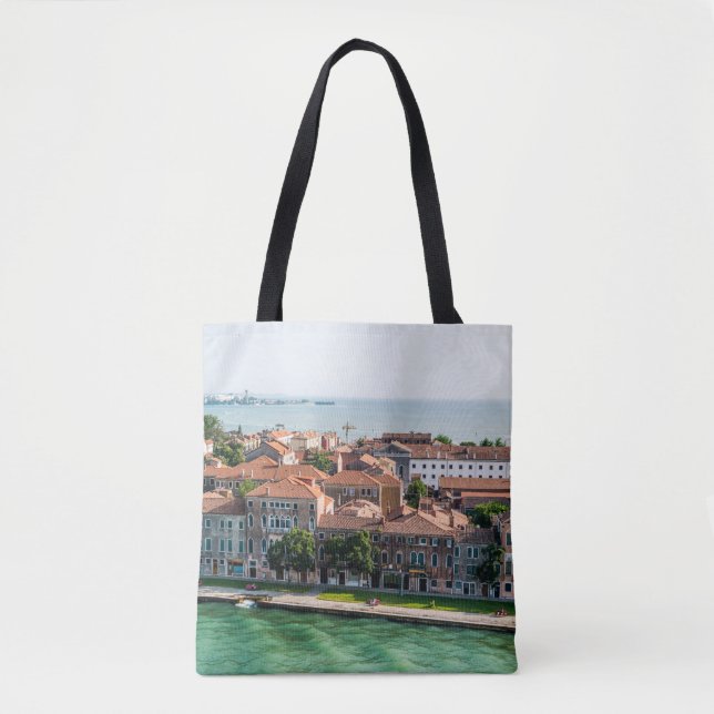 Tote Bag Architecture méditerranéenne de croisière de (Devant)